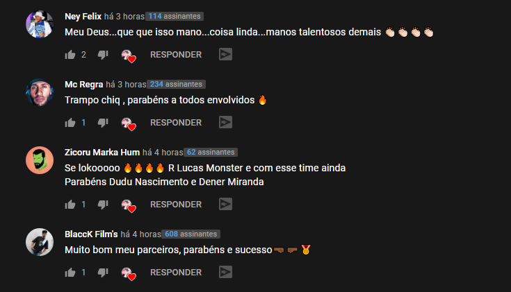 Comentários sobre a Homenagem para Cassiano A lua e Eu por R. Lucas